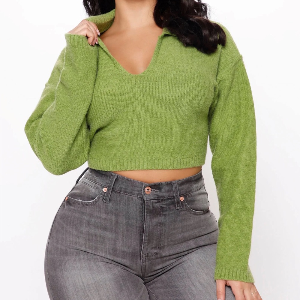 Cropped sweater